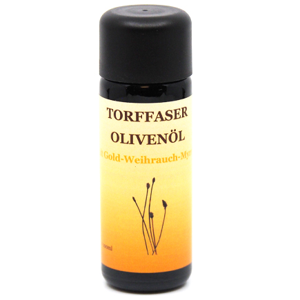 Torffaser-Olivenöl mit Gold-Weihrauch-Myrrhe